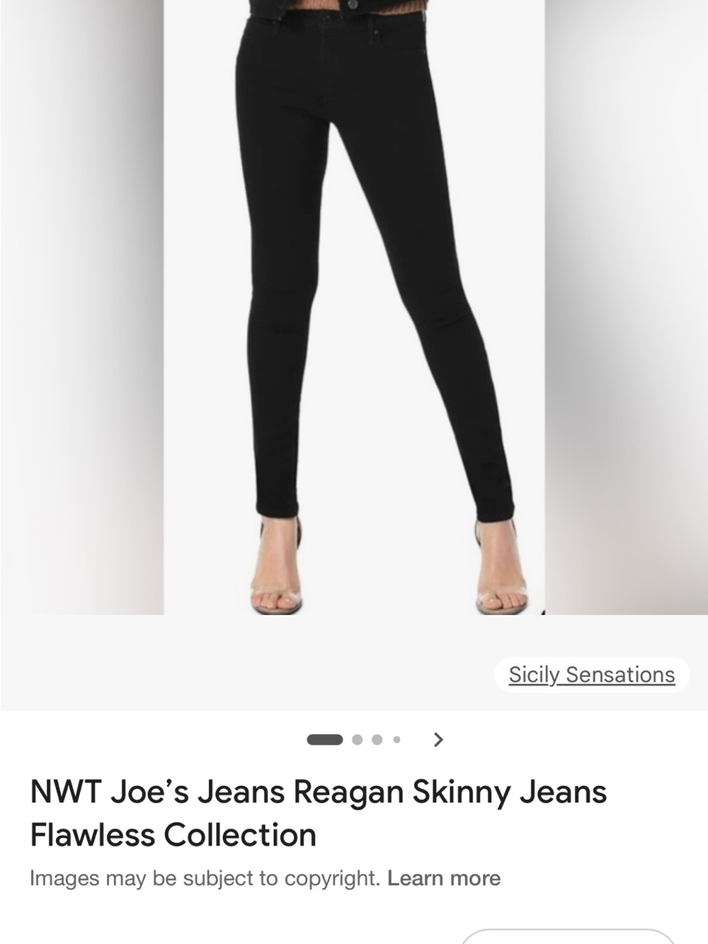Joes jeans Black High-Rise Skinny Pants